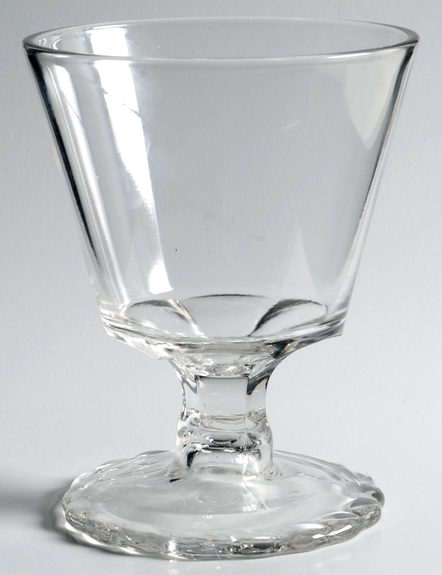 Lion Clear Round Compote (Height X Width) by Gillinder-1