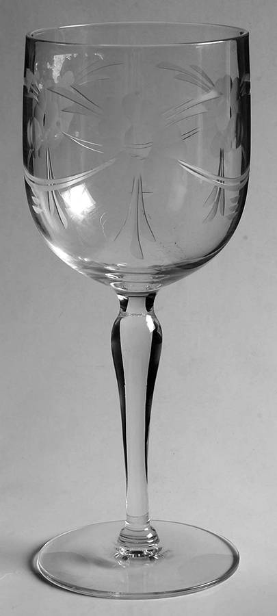 1500-1 Water Goblet by Glastonbury - Lotus-1