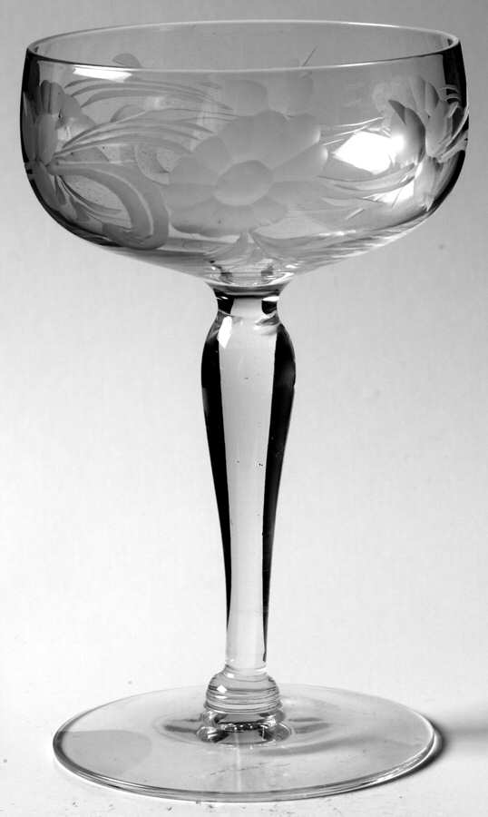 1500-2 Champagne/Tall Sherbet by Glastonbury - Lotus-1
