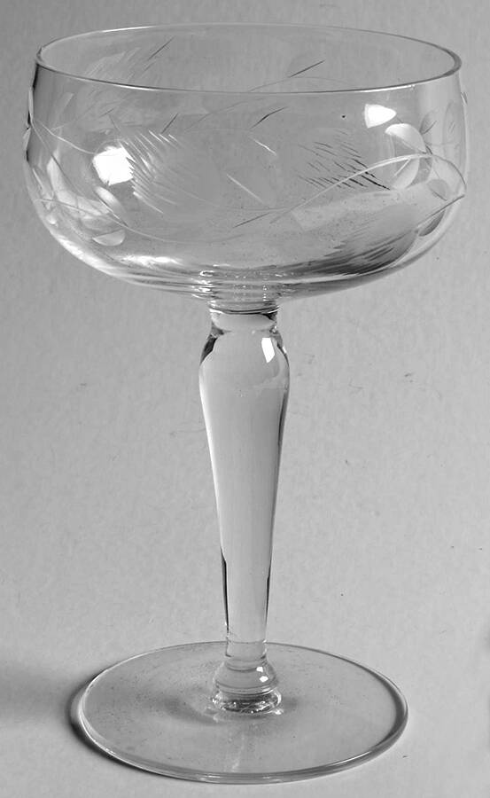 1500-3 Champagne/Tall Sherbet by Glastonbury - Lotus-1