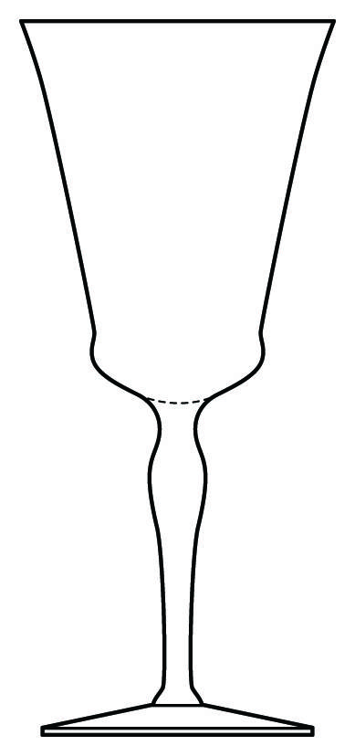 18 Water Goblet by Glastonbury - Lotus-1