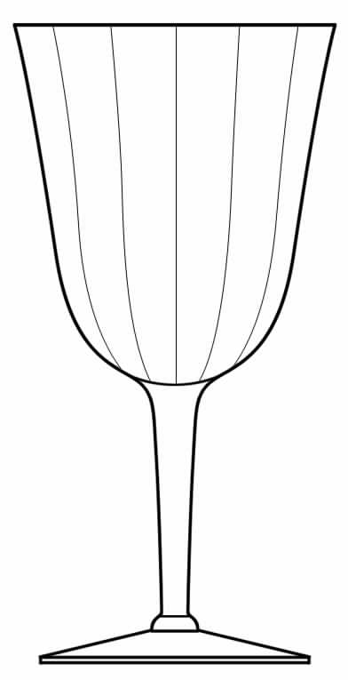 19 (Optic) Water Goblet by Glastonbury - Lotus-1