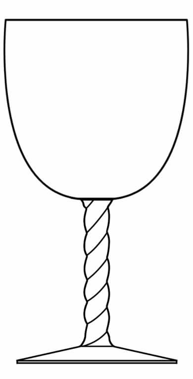 2006 Water Goblet by Glastonbury - Lotus-1