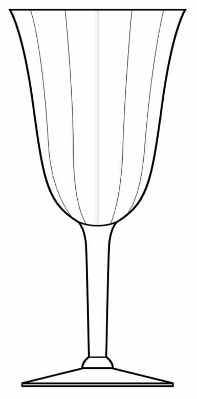 23 Water Goblet by Glastonbury - Lotus-1