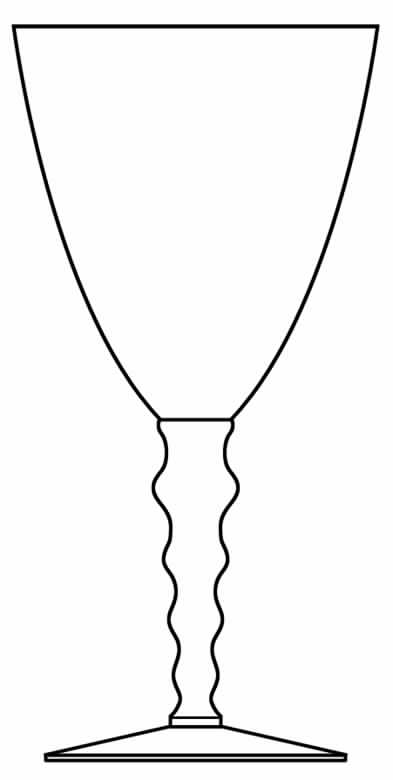 24 Water Goblet by Glastonbury - Lotus-1