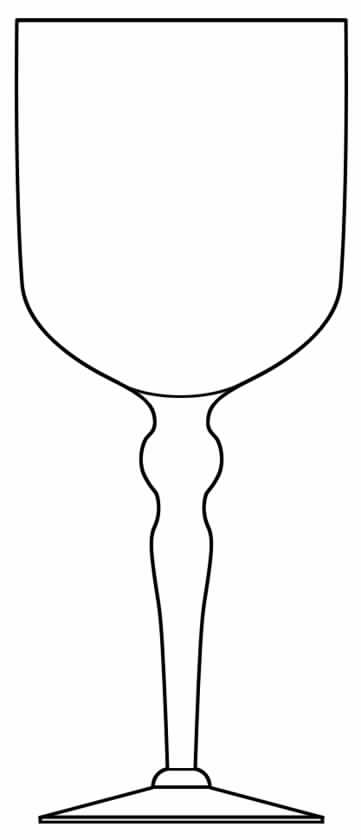 37 Water Goblet by Glastonbury - Lotus-1