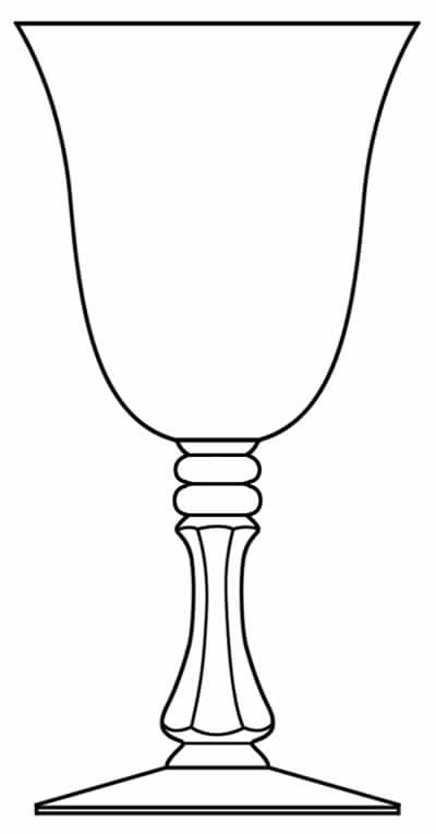 51 Water Goblet by Glastonbury - Lotus-1