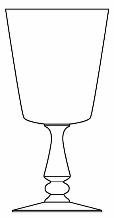 54 Water Goblet by Glastonbury - Lotus-1