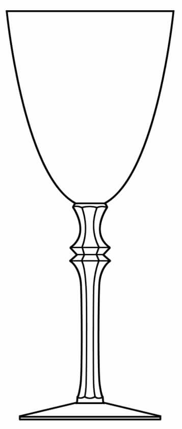 55 Water Goblet by Glastonbury - Lotus-1