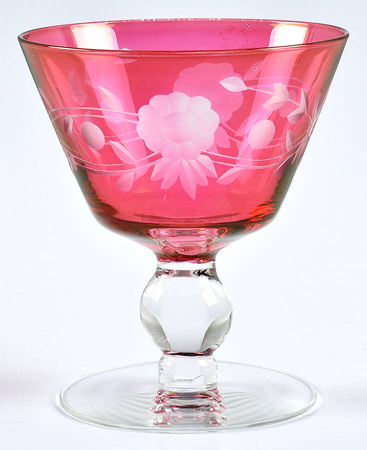 553-3 Champagne/Tall Sherbet by Glastonbury - Lotus-1
