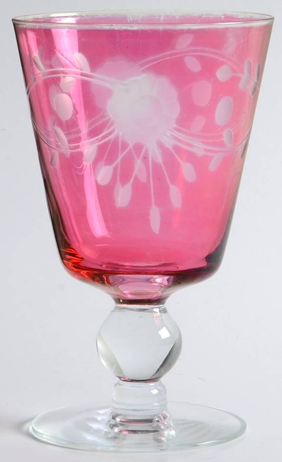553-3 Water Goblet by Glastonbury - Lotus-1