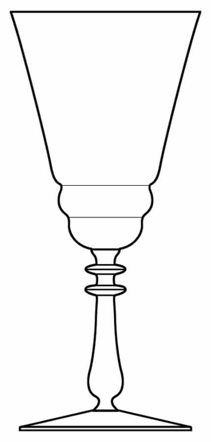 65 Water Goblet by Glastonbury - Lotus-1