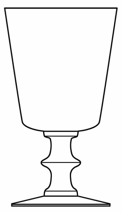 682 Water Goblet by Glastonbury - Lotus-1