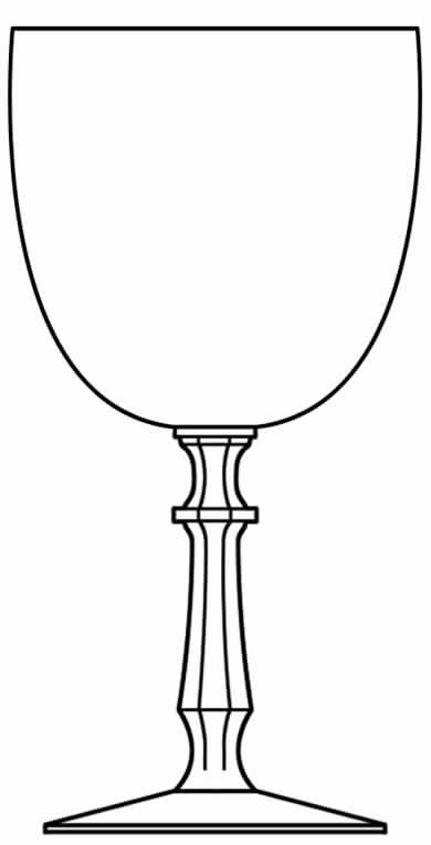 73 Water Goblet by Glastonbury - Lotus-1