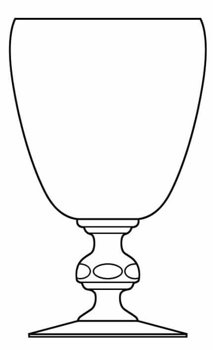 74 Water Goblet by Glastonbury - Lotus-1