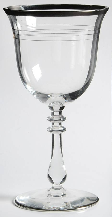 78-2 Water Goblet by Glastonbury - Lotus-1