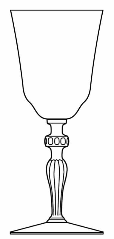 79 Water Goblet by Glastonbury - Lotus-1