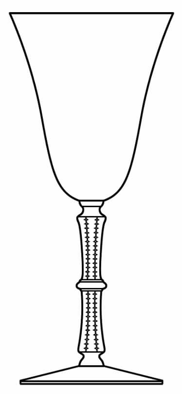 81 Water Goblet by Glastonbury - Lotus-1