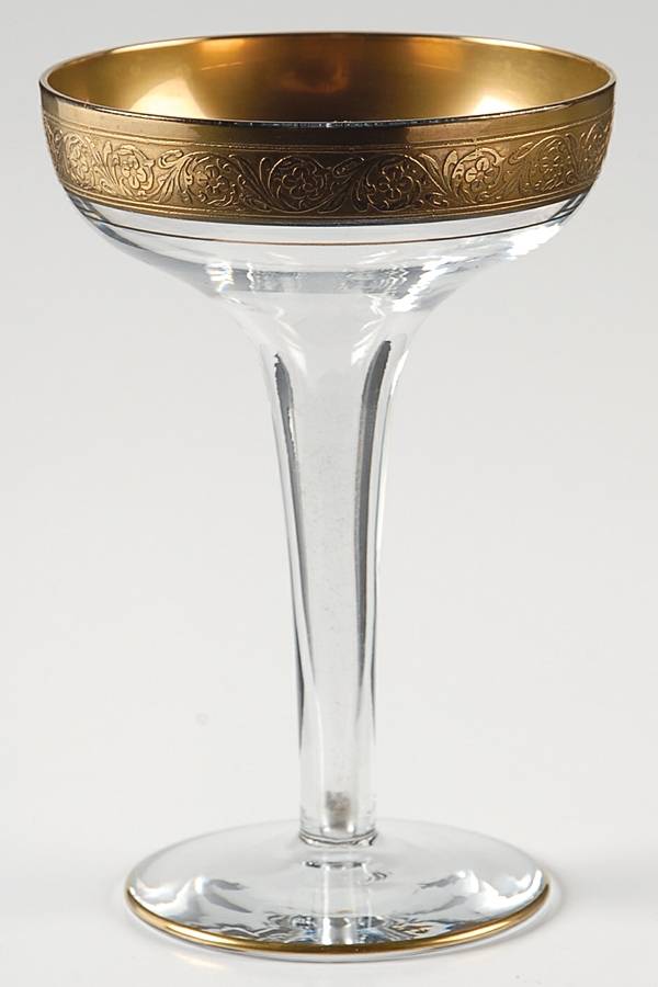85-1 Tall Hollow Stem Champagne by Glastonbury - Lotus-1
