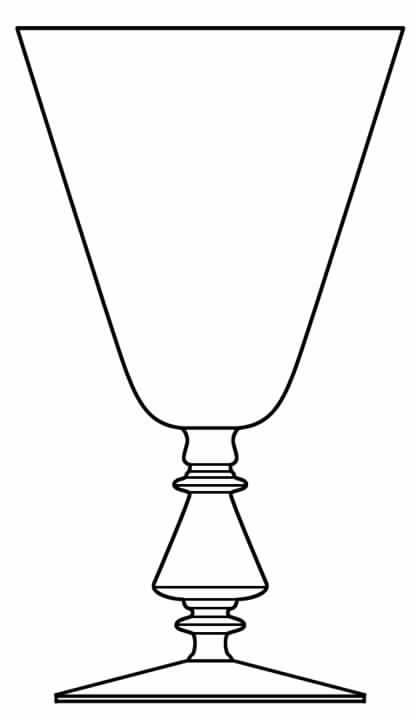 896 Water Goblet by Glastonbury - Lotus-1