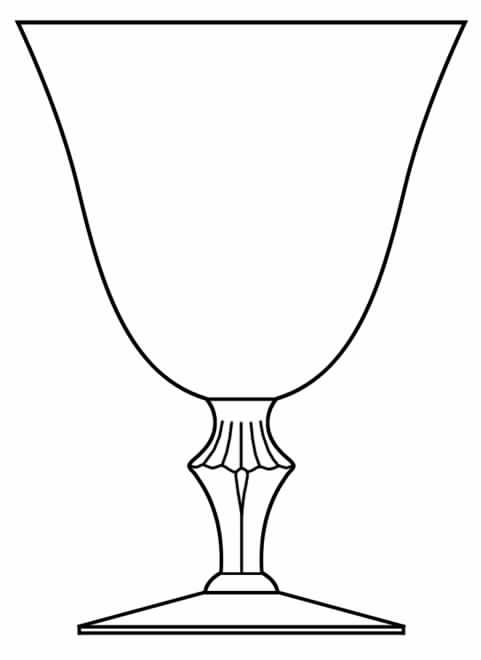 92 Water Goblet by Glastonbury - Lotus-1