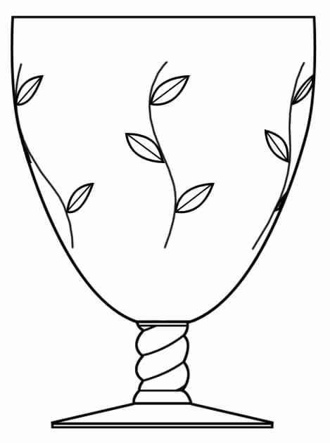 94-1 Water Goblet by Glastonbury - Lotus-1