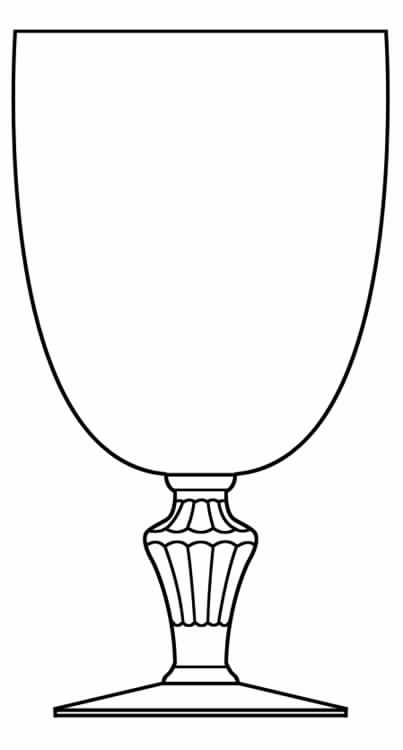 97 Water Goblet by Glastonbury - Lotus-1