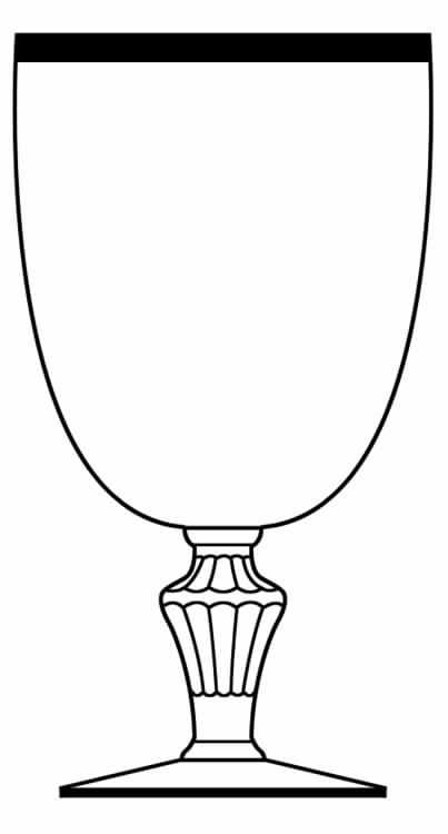 97-2 Water Goblet by Glastonbury - Lotus-1
