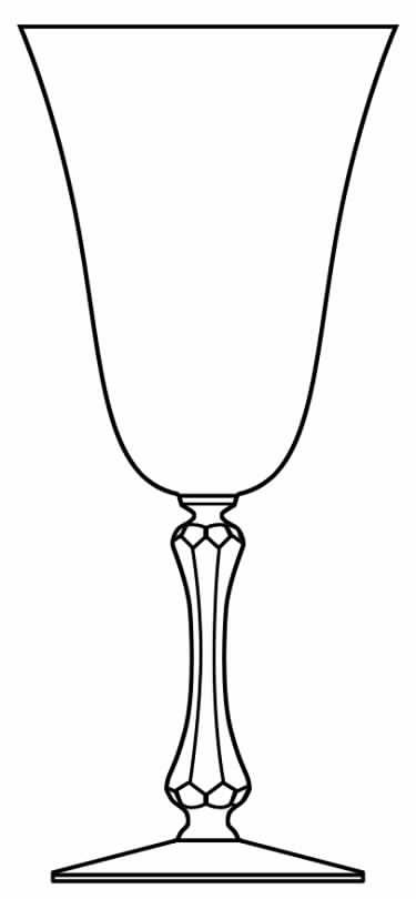 99 Water Goblet by Glastonbury - Lotus-1