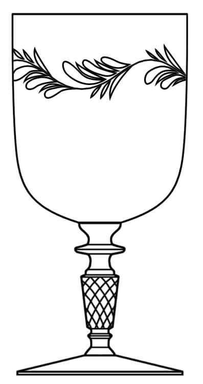 Arcadia (980) Water Goblet by Glastonbury - Lotus-1