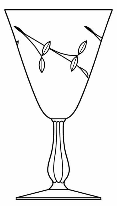 Bittersweet Water Goblet by Glastonbury - Lotus-1