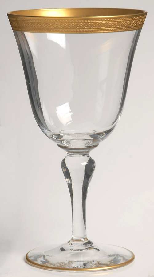 Bracelet (Stem #L26) Water Goblet by Glastonbury - Lotus-1