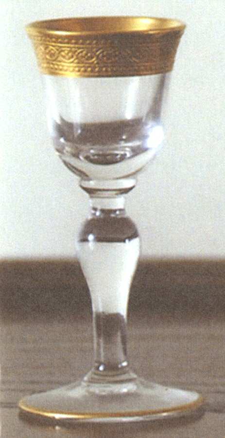 Bracelet (Stem #L26) Cordial Glass by Glastonbury - Lotus-1