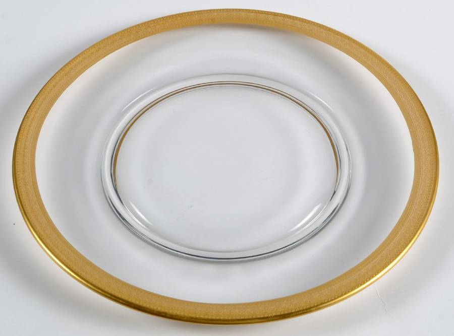Bracelet (Stem #L26) Luncheon Plate by Glastonbury - Lotus-1