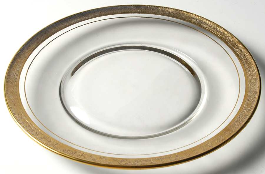 Bracelet (Stem #35) Luncheon Plate by Glastonbury - Lotus-1
