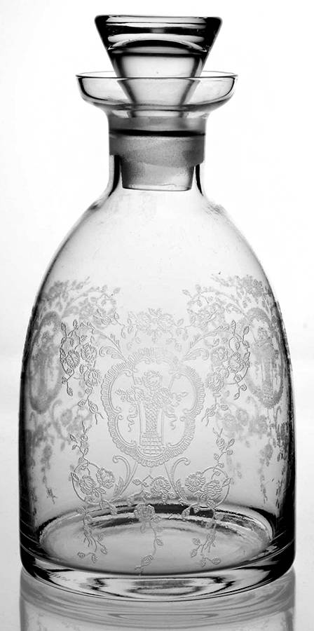 Bridal Bouquet (Stem #35) Decanter & Stopper by Glastonbury - Lotus-1
