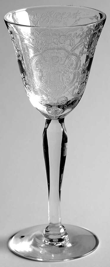 Bridal Bouquet (Stem #35) Wine Glass by Glastonbury - Lotus-1