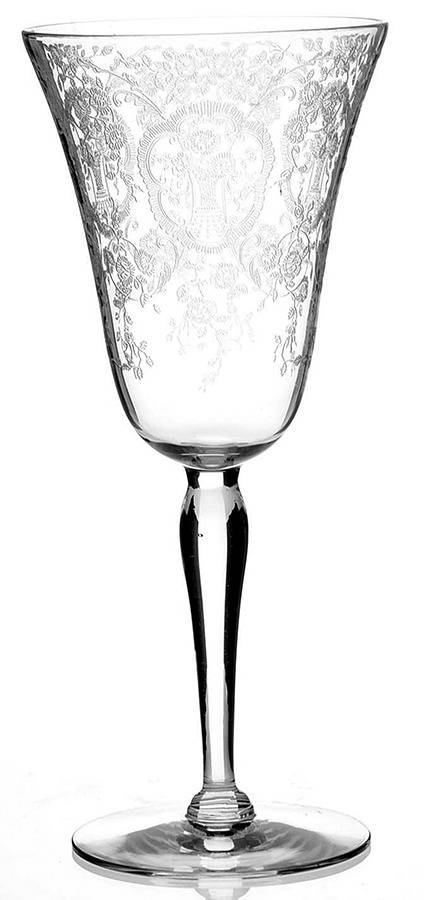 Bridal Bouquet (Stem #35) Water Goblet by Glastonbury - Lotus-1