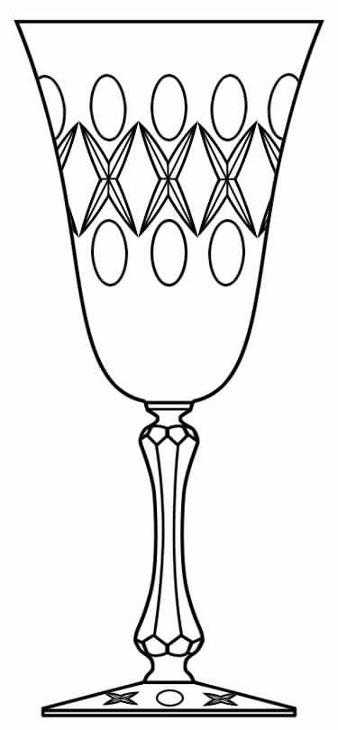 Bristol Water Goblet by Glastonbury - Lotus-1