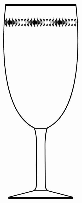 Bridesmaid Gold Water Goblet by Glastonbury - Lotus-1
