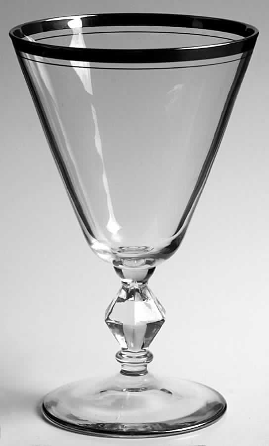 Brookmere Water Goblet by Glastonbury - Lotus-1