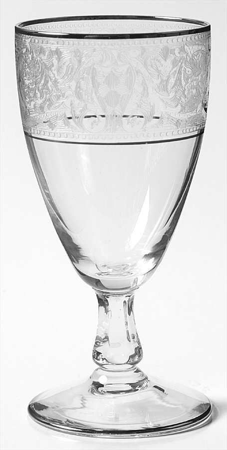 Brocade Silver (Stem L31) Juice Glass by Glastonbury - Lotus-1