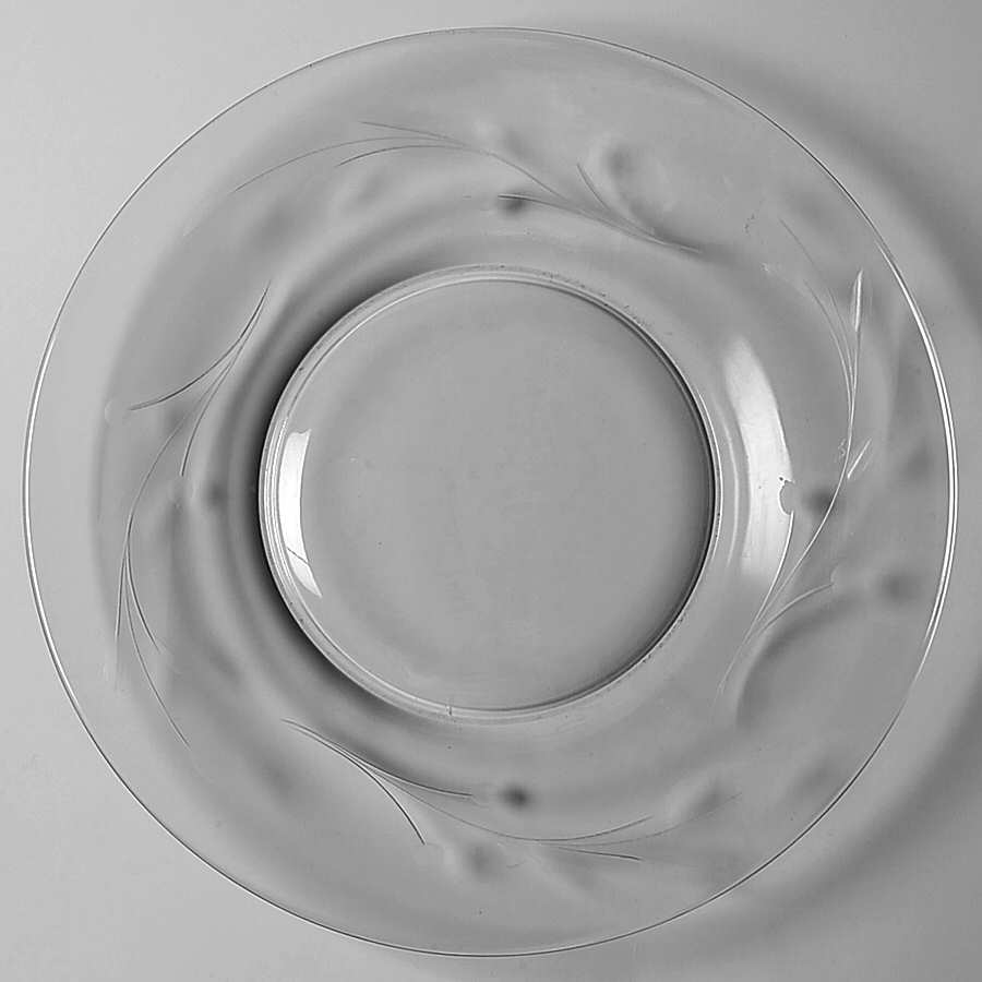 Carlton Clear Luncheon Plate by Glastonbury - Lotus-1