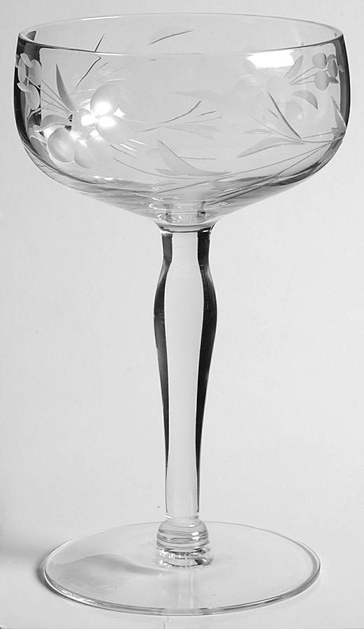 Carnation Champagne/Tall Sherbet by Glastonbury - Lotus-1