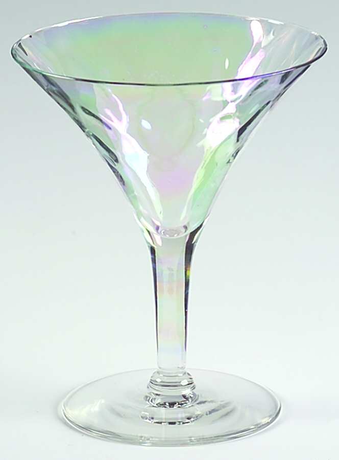 Catalina Iridescent Champagne/Tall Sherbet by Glastonbury - Lotus-1