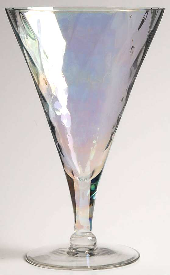 Catalina Iridescent Water Goblet by Glastonbury - Lotus-1