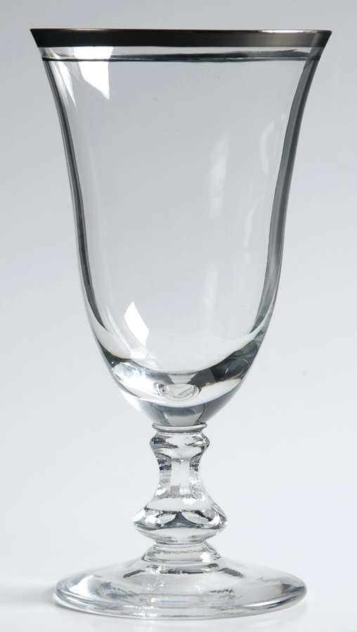 Colonial II (Platinum Trim) Juice Glass by Glastonbury - Lotus-1