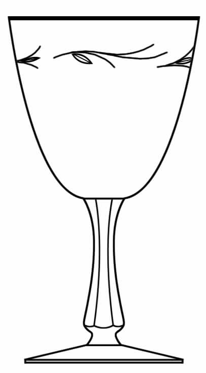 Cotillion Water Goblet by Glastonbury - Lotus-1
