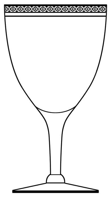 Coventry Gold Water Goblet by Glastonbury - Lotus-1
