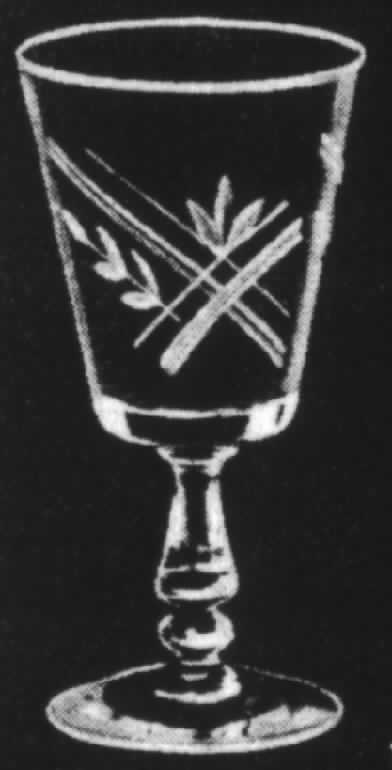 Cut 500 Water Goblet by Glastonbury - Lotus-1